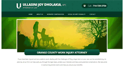 Desktop Screenshot of dholakialawoffice.com